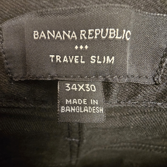 Banana Republic Men's Slim Travel Jean Black Wash - Picture 3 of 4